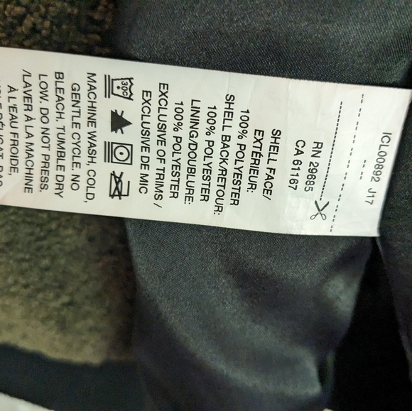 Pendleton Bomber Sherpa Olive Jacket Size S EUC - Picture 4 of 5